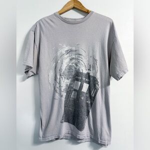Doctor Who TARDIS Gray Graphic Tee XL Unisex Fandom Shirt Cosplay Casual